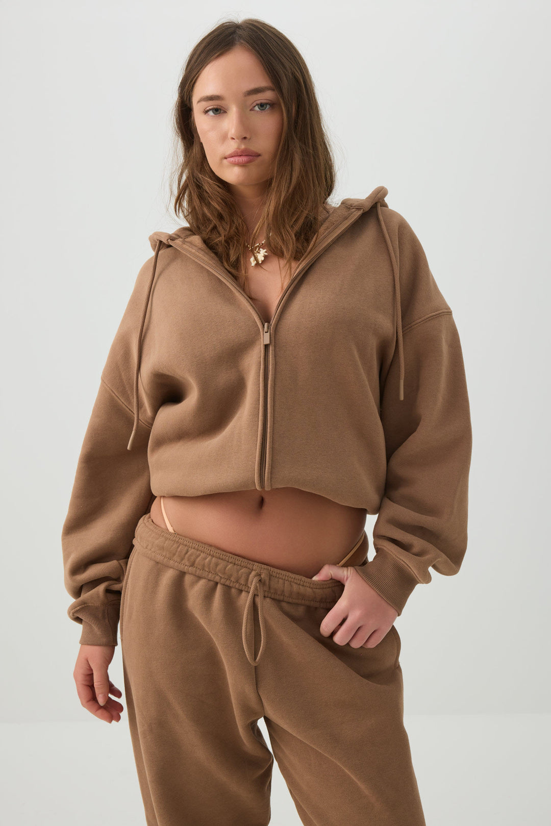 MADESOFT™ Fleece Oversized Zip Up Hoodie