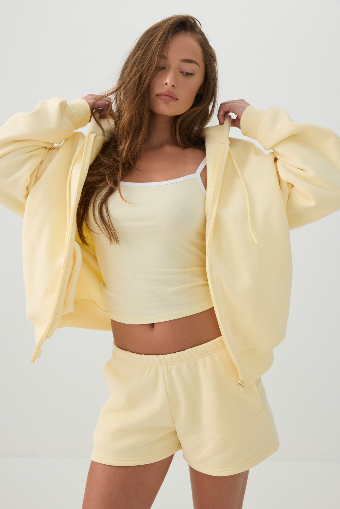 MADESOFT™ Fleece Oversized Zip Up Hoodie