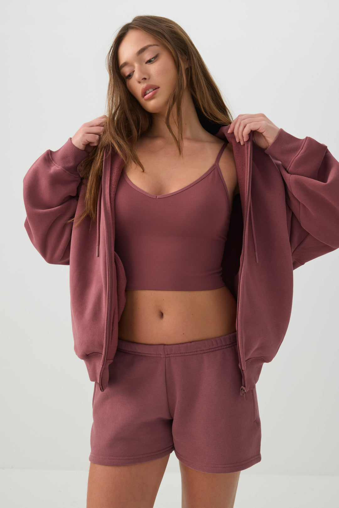 MADESOFT™ Fleece Oversized Zip Up Hoodie