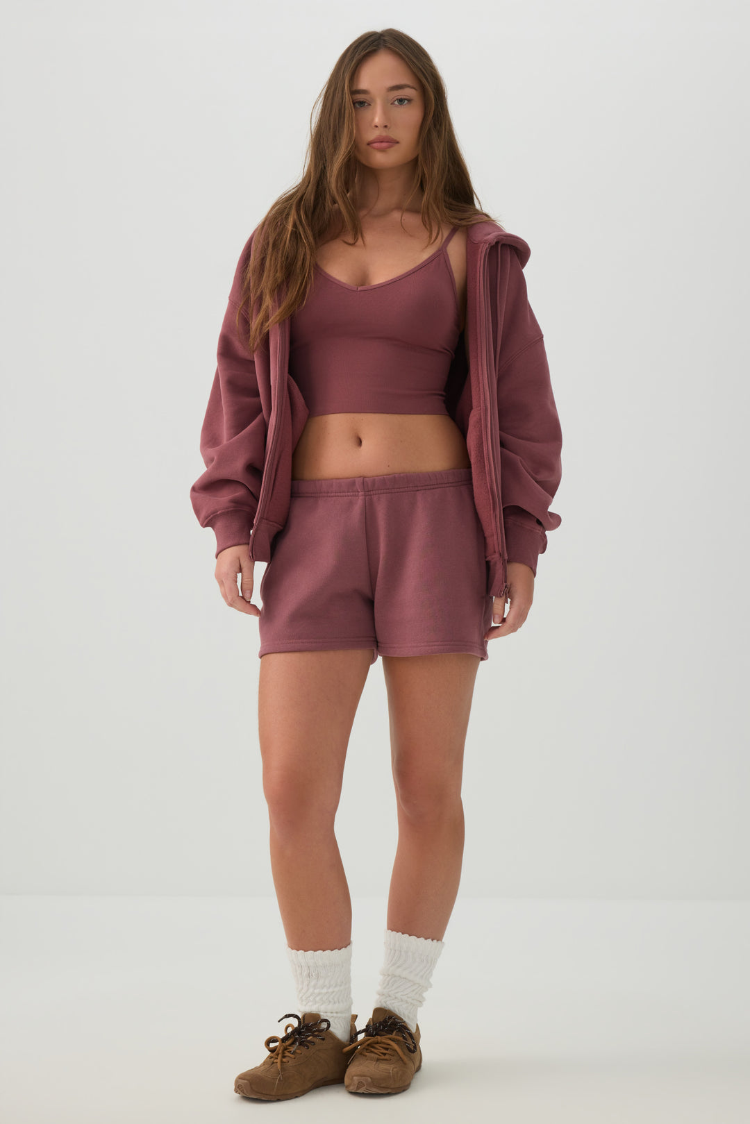 MADESOFT™ Fleece Oversized Zip Up Hoodie