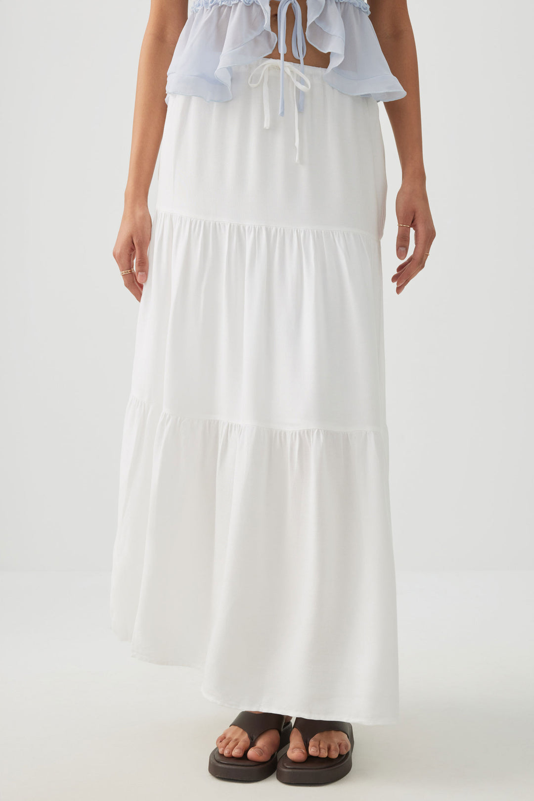 Tiered Maxi Skirt