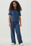 Wide Leg Jersey Pants