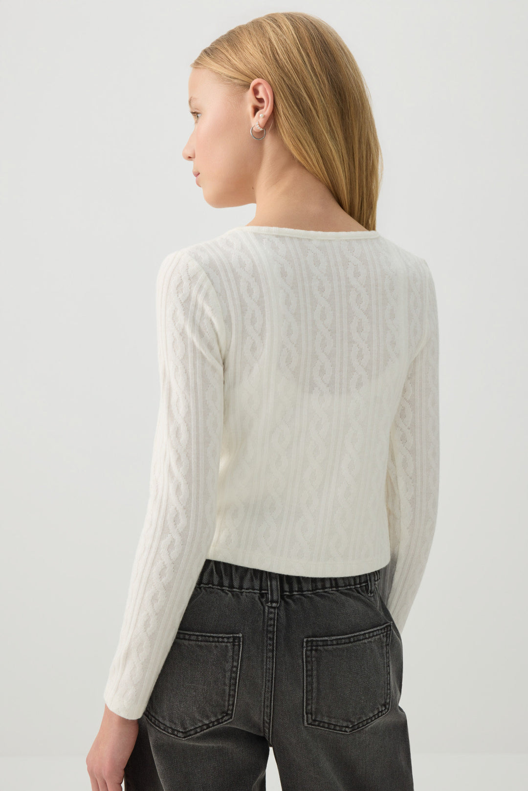 Cardigan with Bow Detail