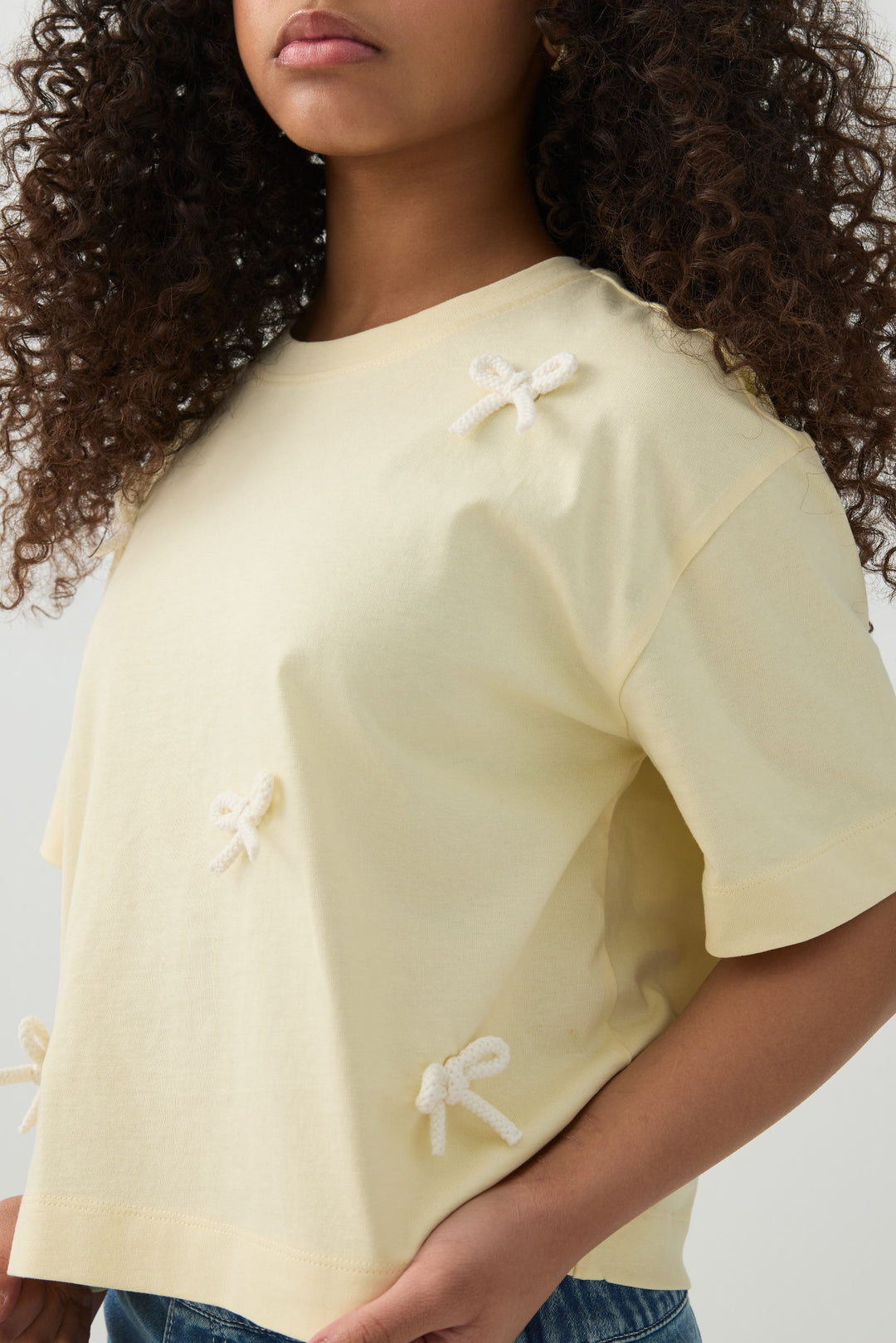 Boxy T-Shirt with Embellishment