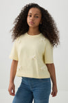 Boxy T-Shirt with Embellishment