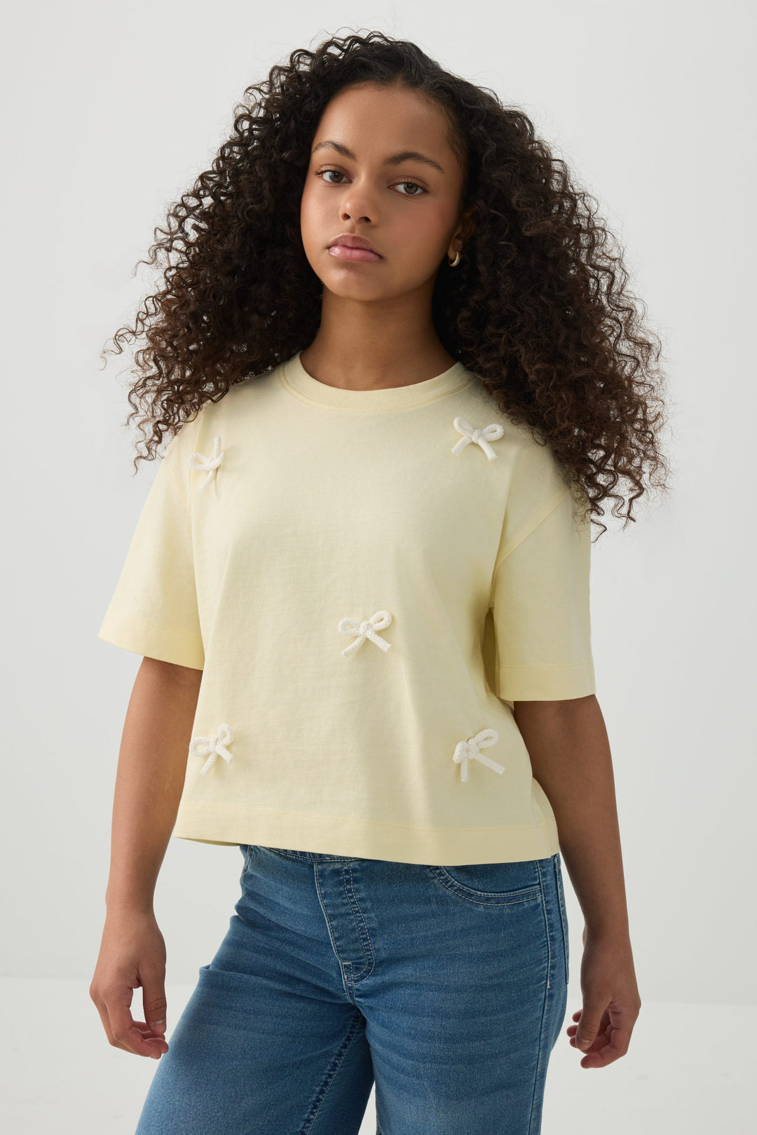 Boxy T-Shirt with Embellishment