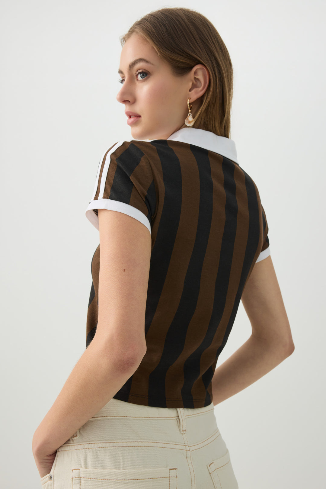 Graphic Johnny Collar Polo Shirt