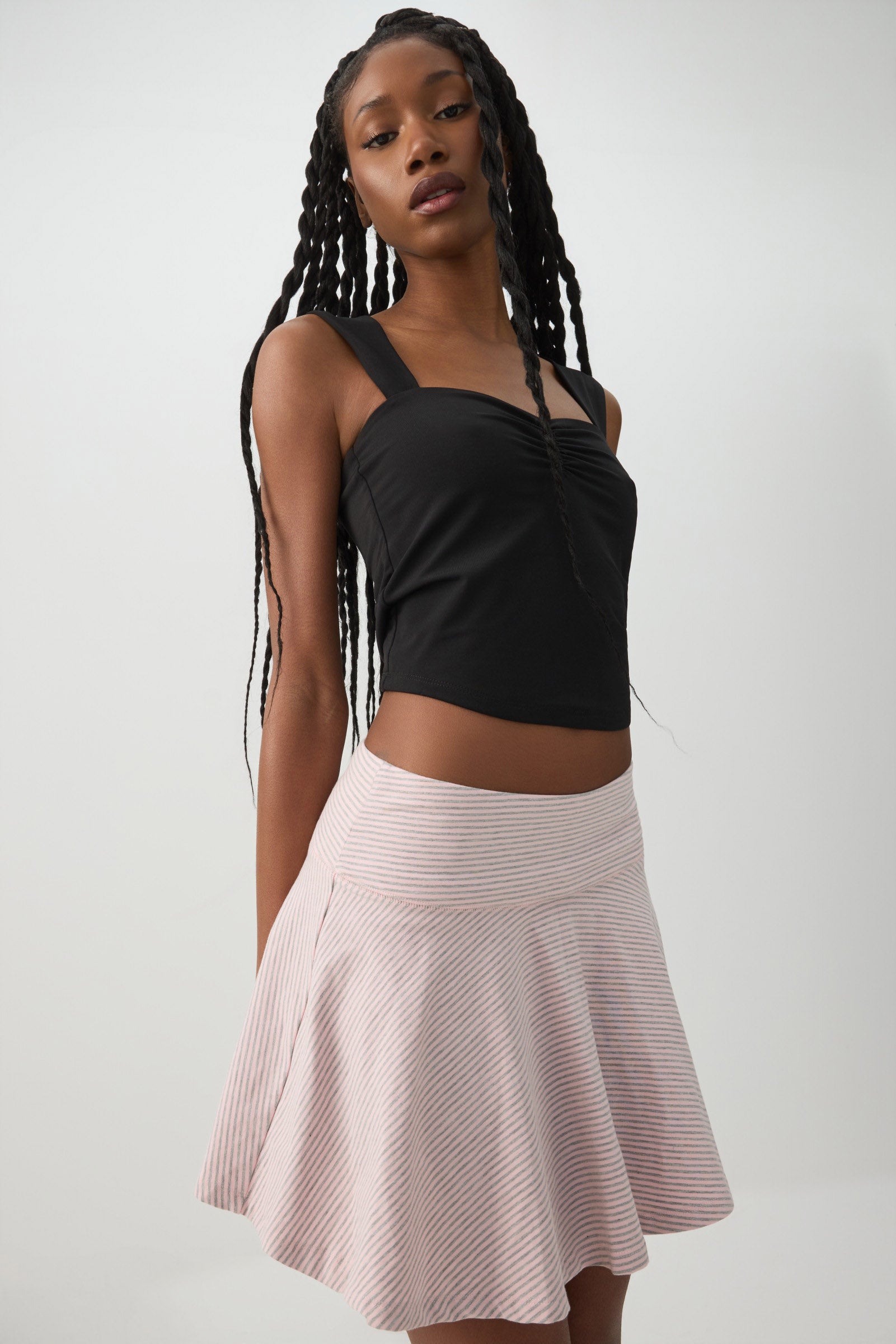 トップス ANDMARY Heart point tops black andmary Heart point tops - メルカリ