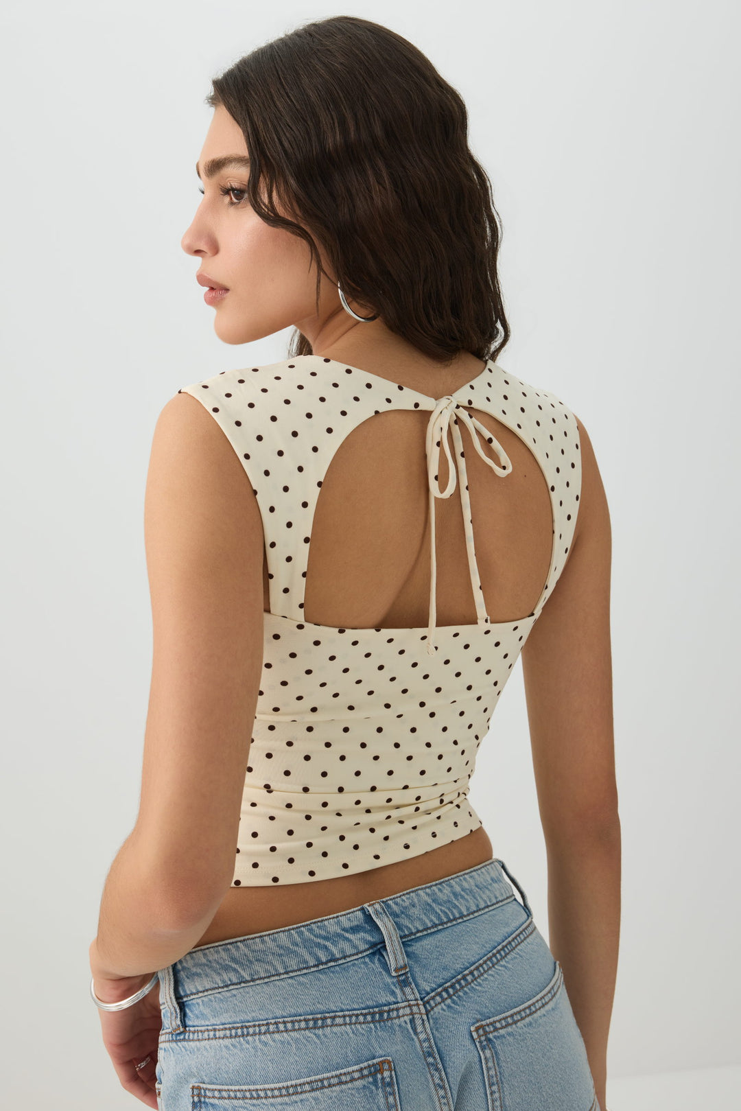Tie Back Sweetheart Top