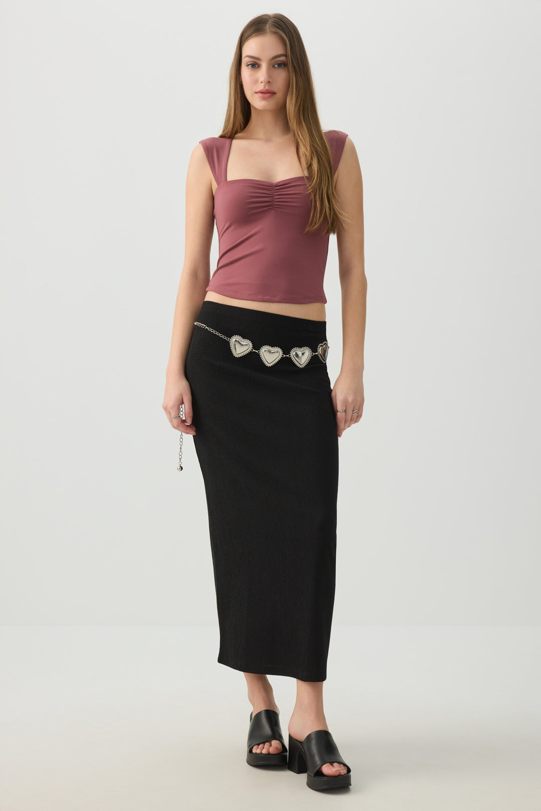 Tie Back Sweetheart Top