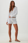 Soft Waffle Knit Shorts