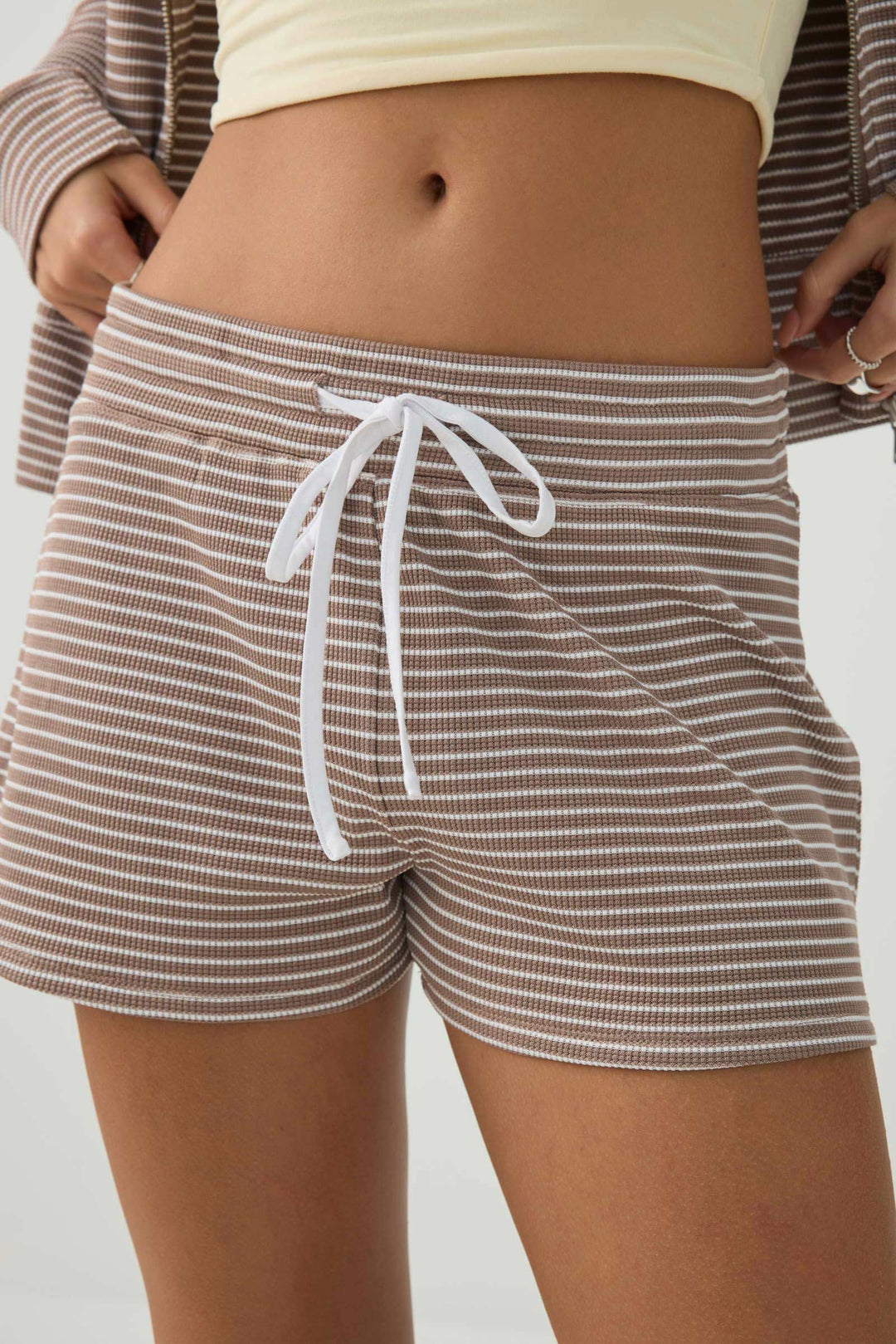 Soft Waffle Knit Shorts