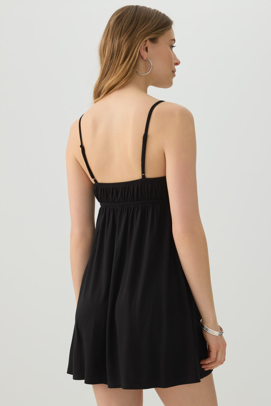 Front tie Babydoll Mini Dress