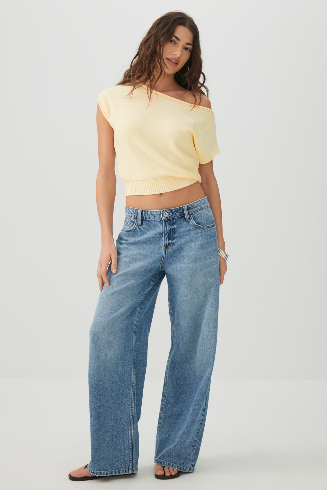 Off Shoulder Cinched Waist Top