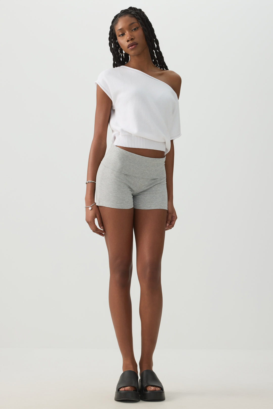 Off Shoulder Cinched Waist Top