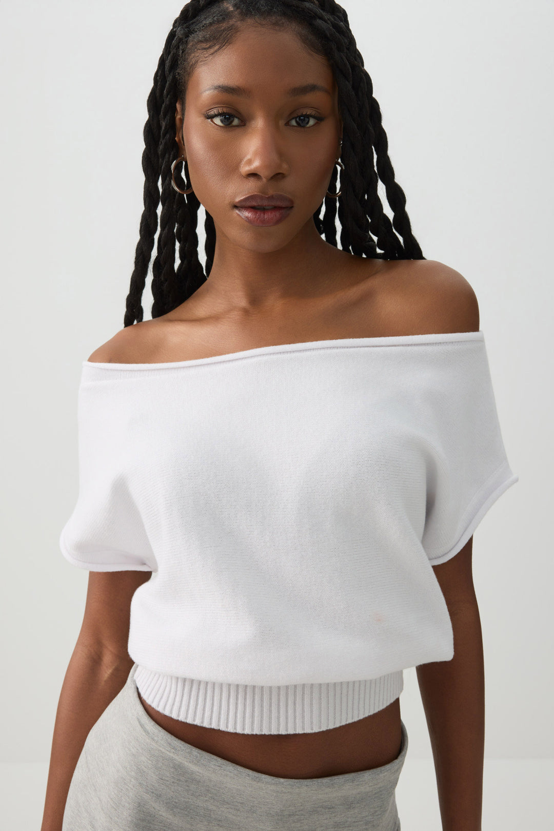 Off Shoulder Cinched Waist Top