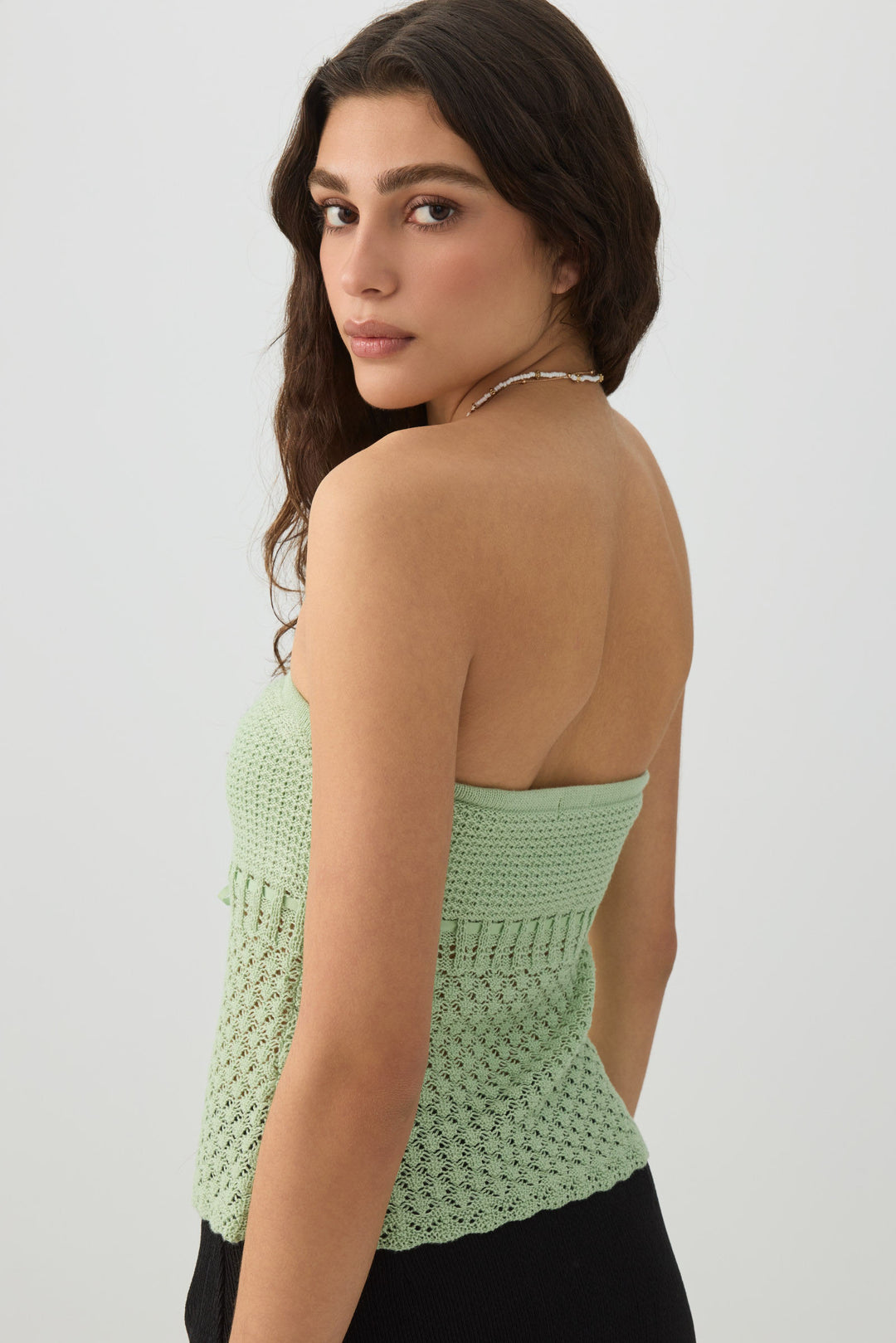 Crochet Tube Top with Built-In Bra