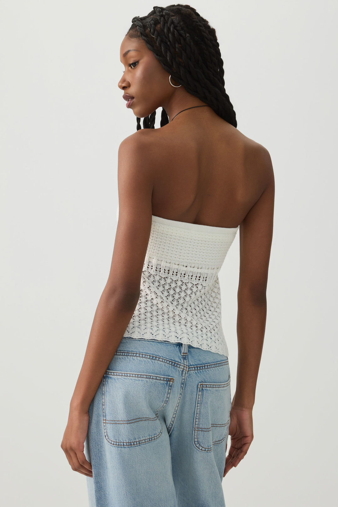 Crochet Tube Top with Built-In Bra