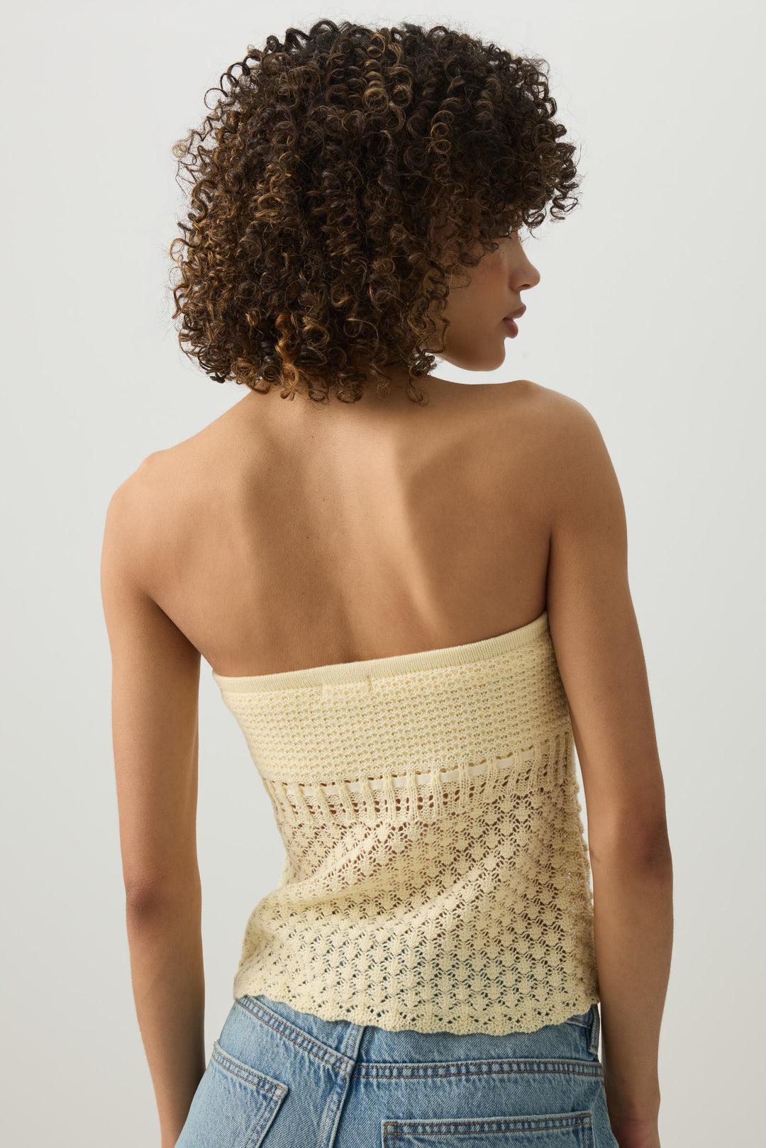 Crochet Tube Top with Built-In Bra