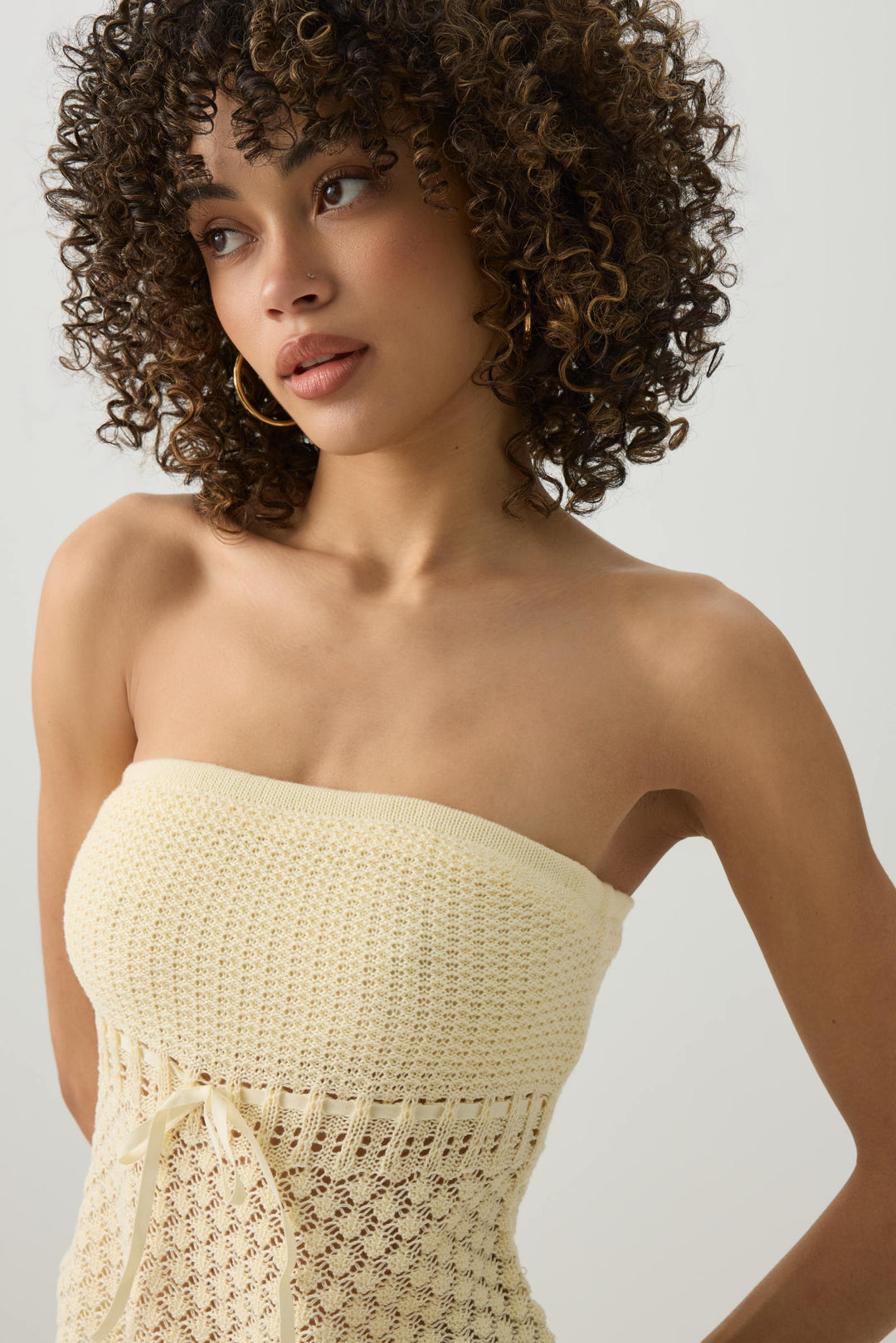 Crochet Tube Top with Built-In Bra