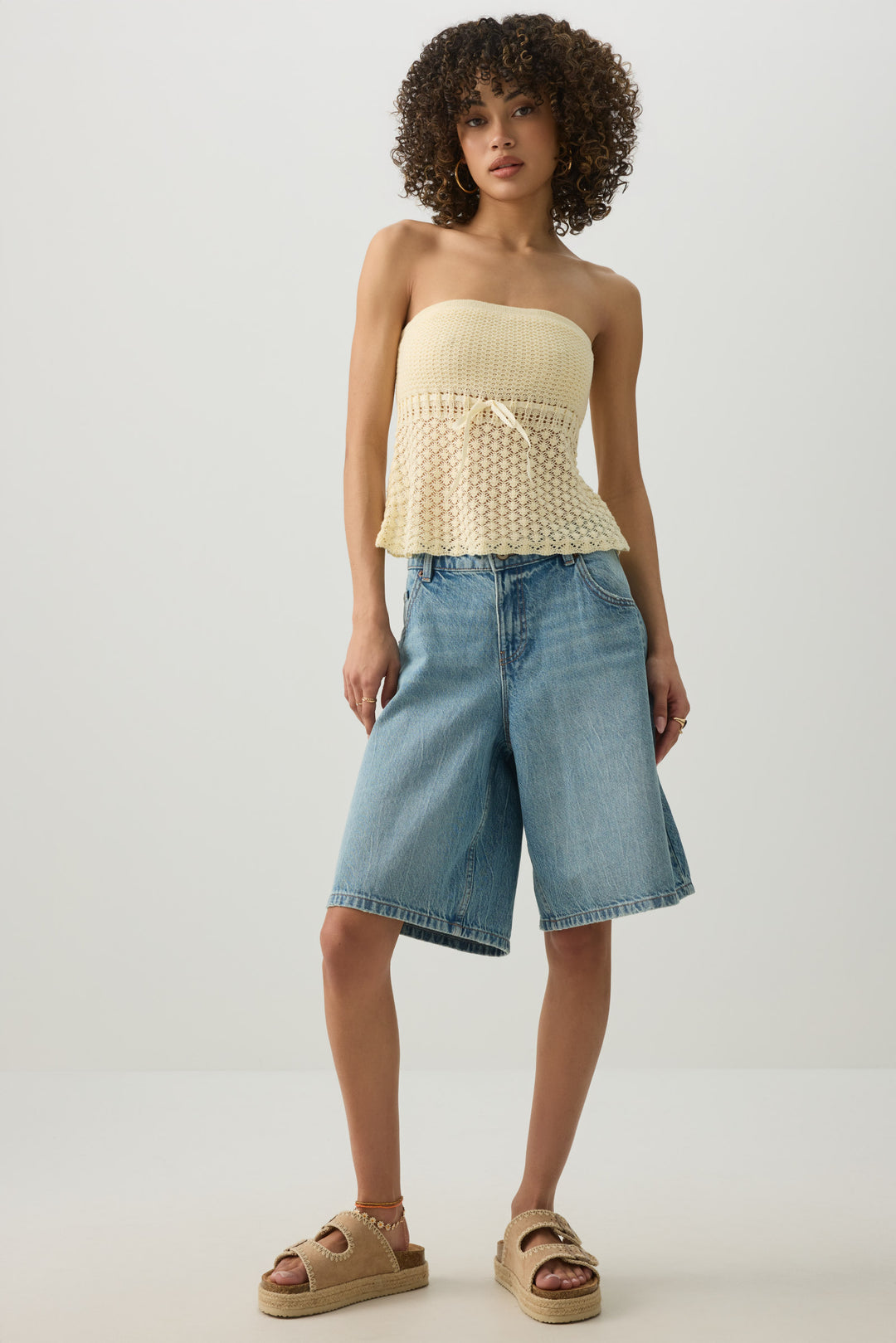 Crochet Tube Top with Built-In Bra