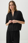 Chemise carrée à col ouvert