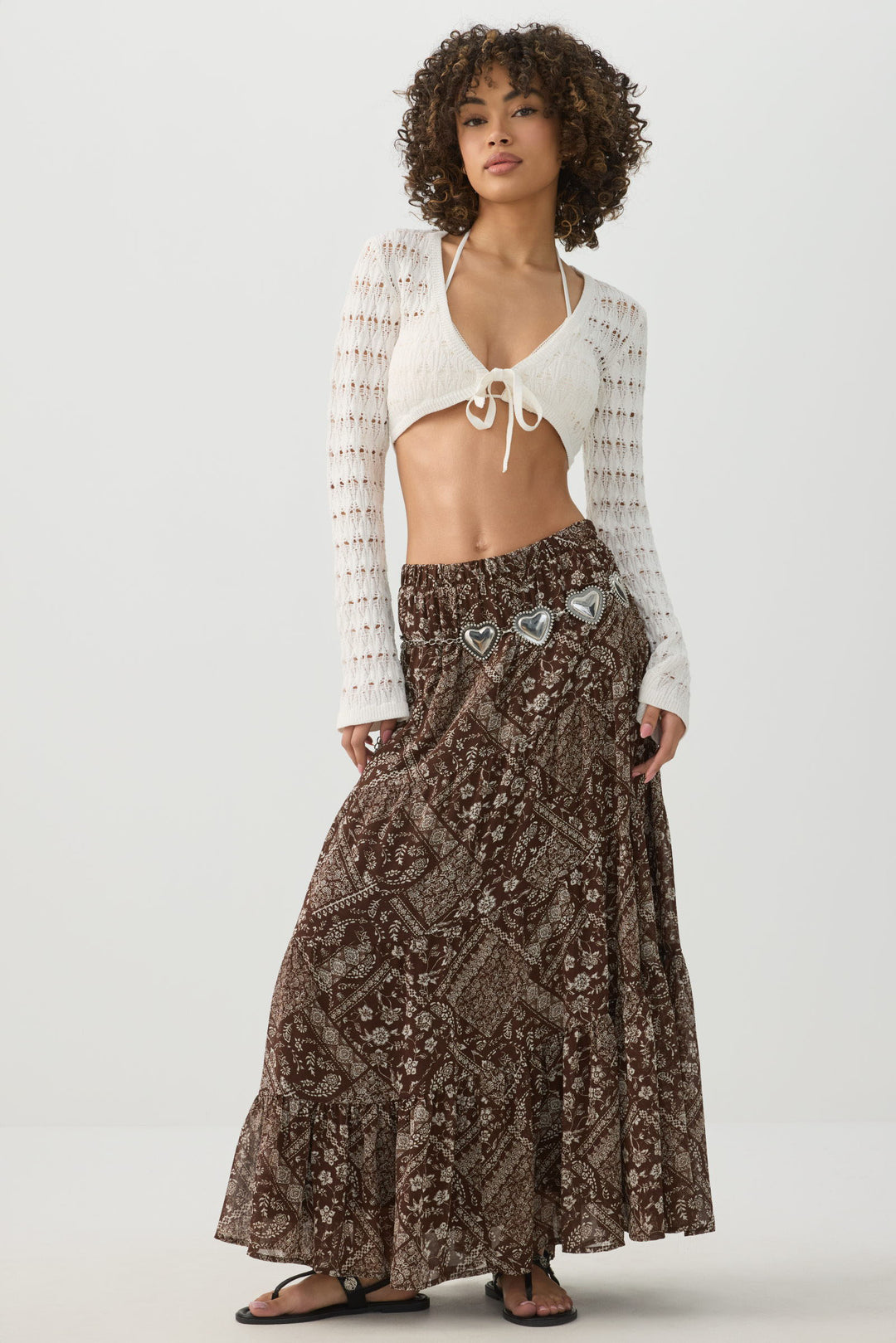 Crop Open Stitch Shrug