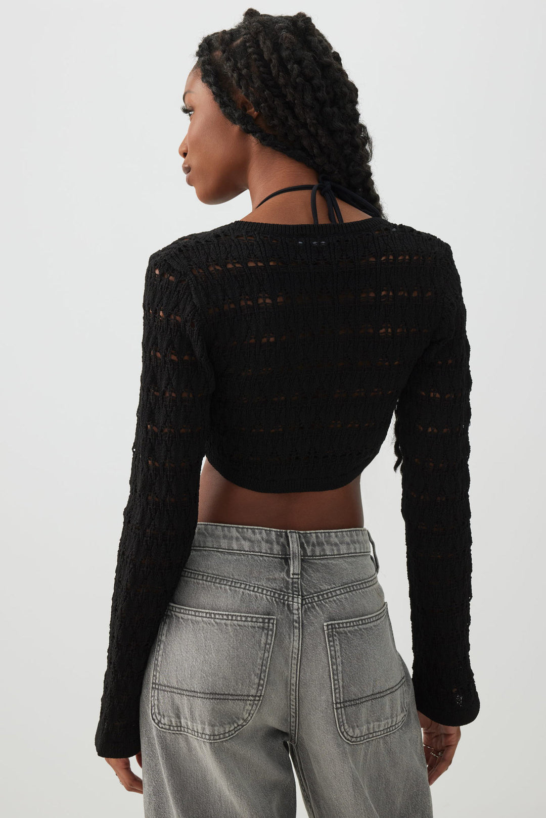 Crop Open Stitch Shrug