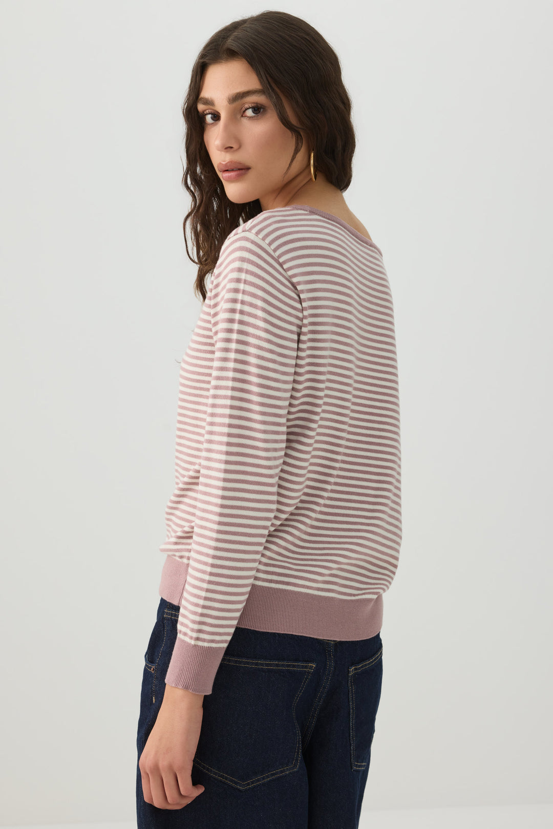 Off Shoulder Knit Sweater