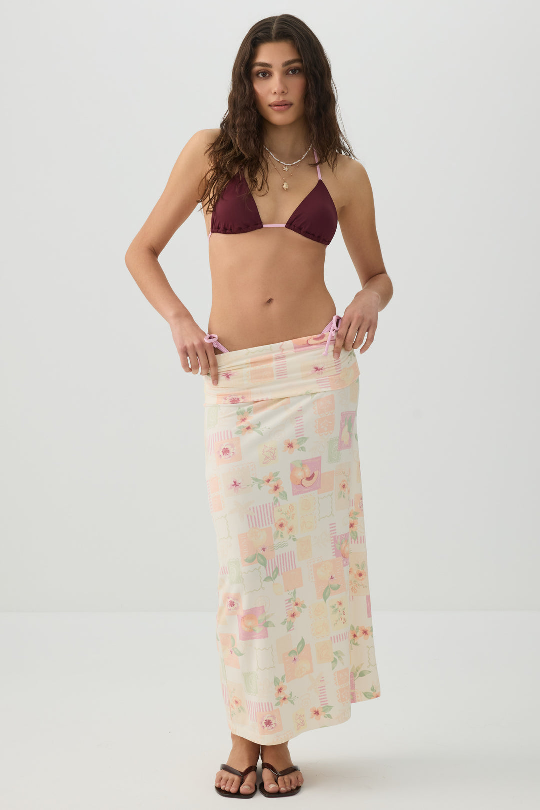 Maxi Fold-Over 2-in-1 Skirt