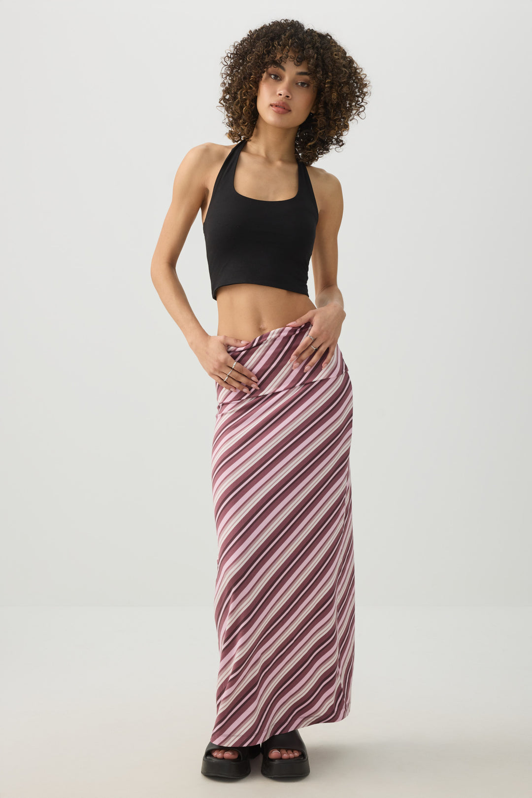 Maxi Fold-Over 2-in-1 Skirt