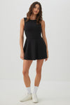Soft High Neck Mini Dress