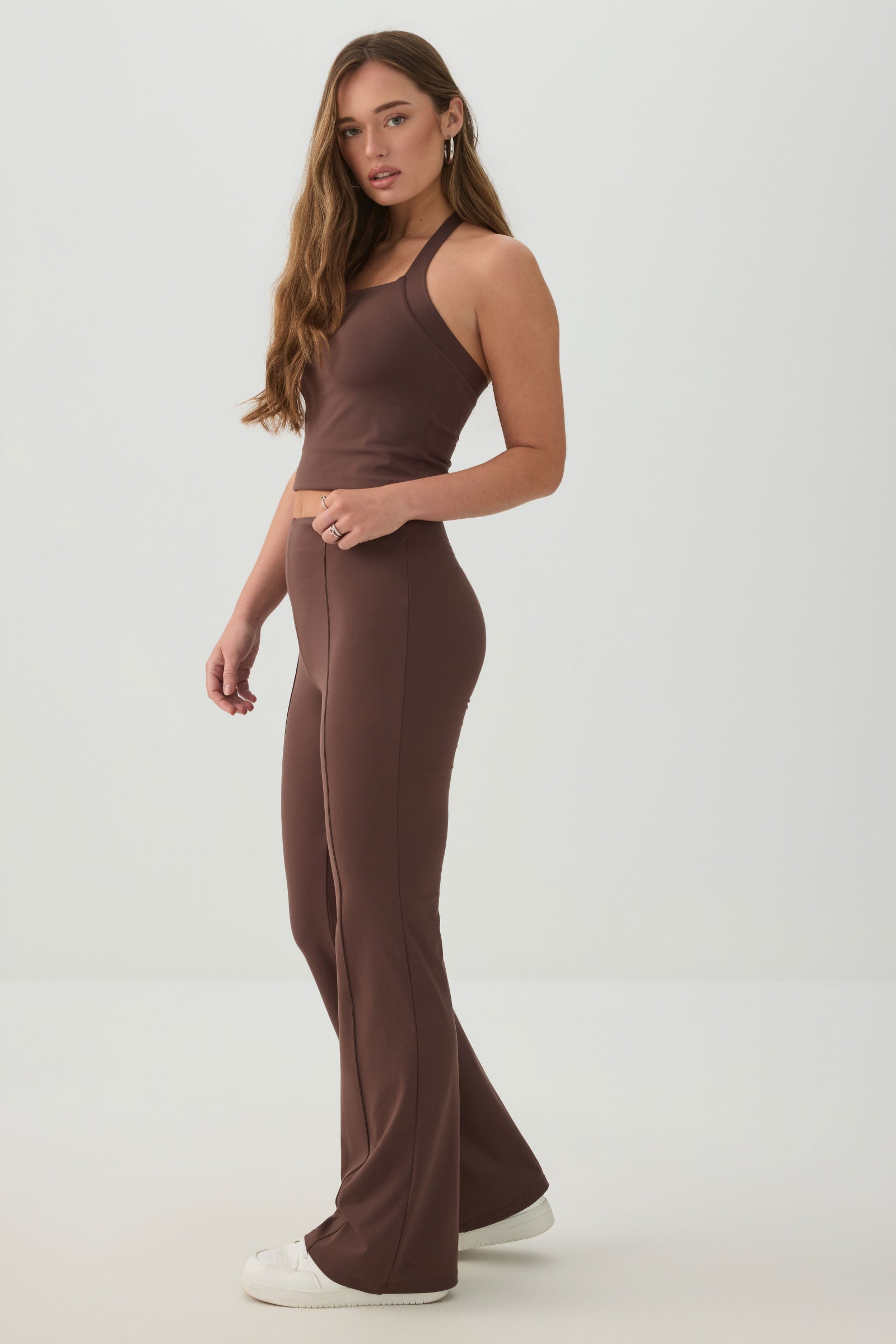 Knit Flare Leggings with Pintuck – Ardene