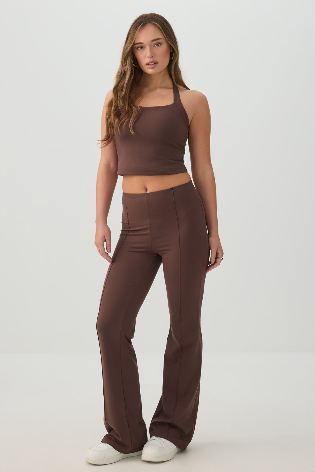 Soft Halter Crop Tank