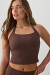 Soft Halter Crop Tank