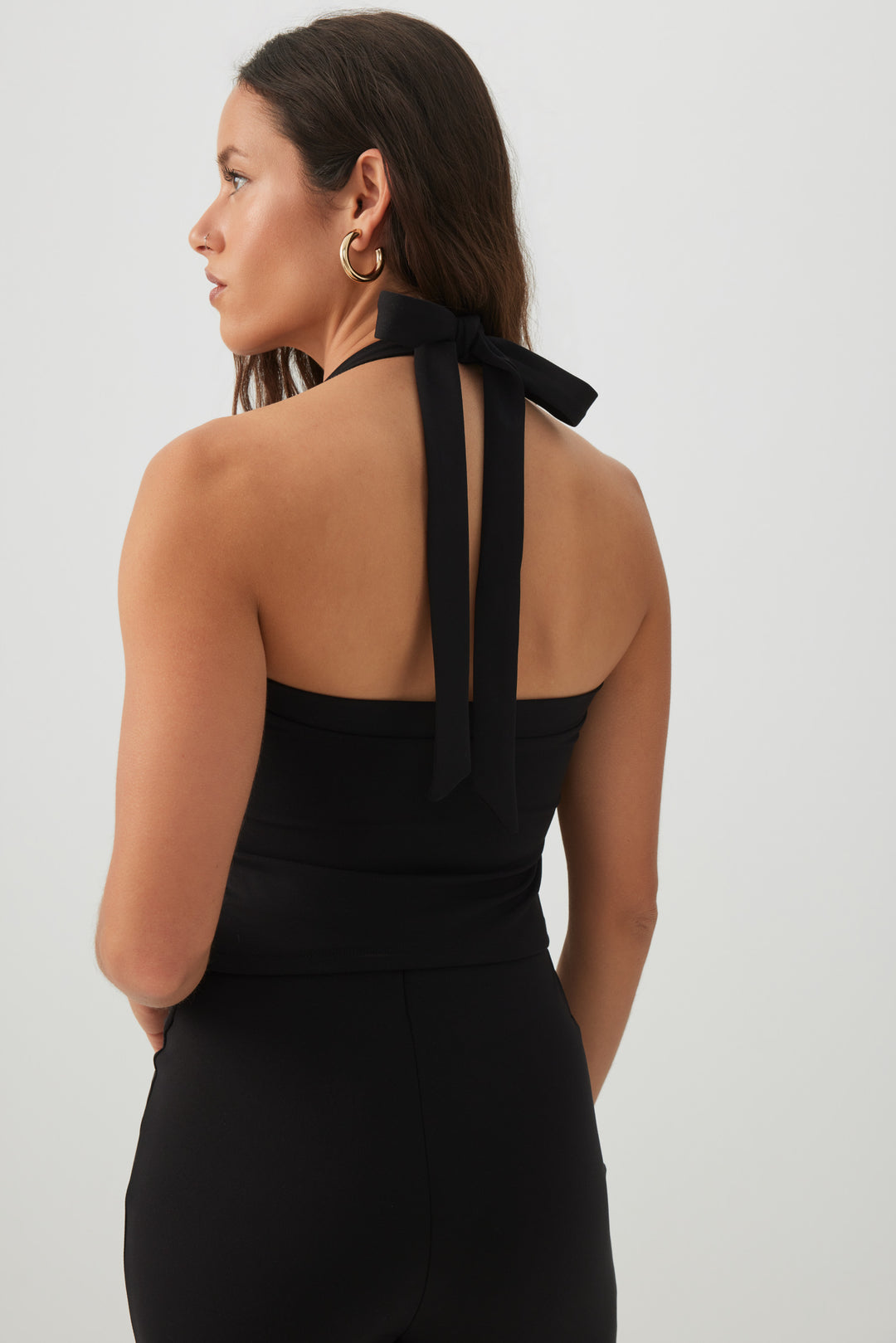 Soft Halter Crop Tank