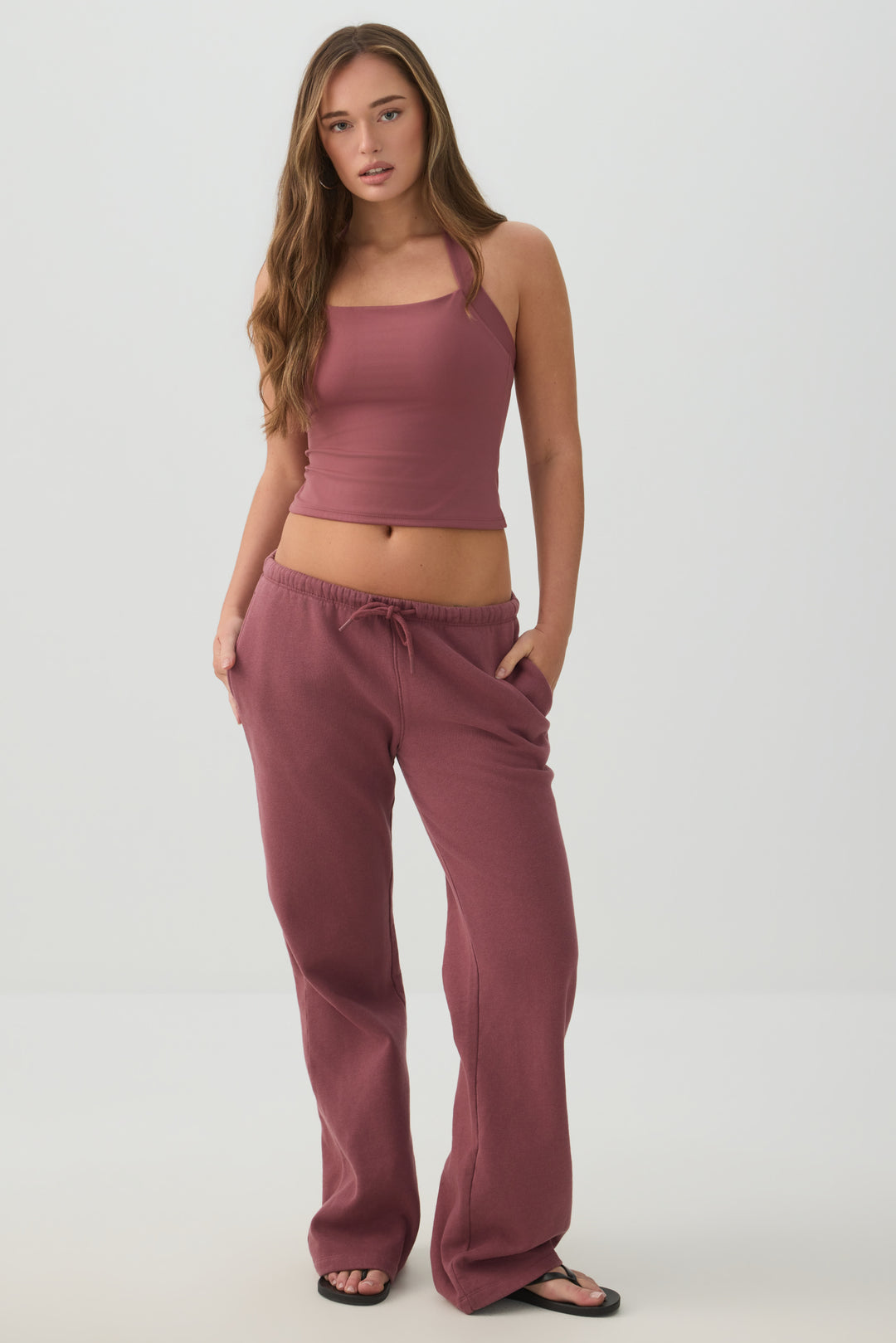 Soft Halter Crop Tank