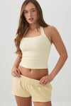 Soft Halter Crop Tank