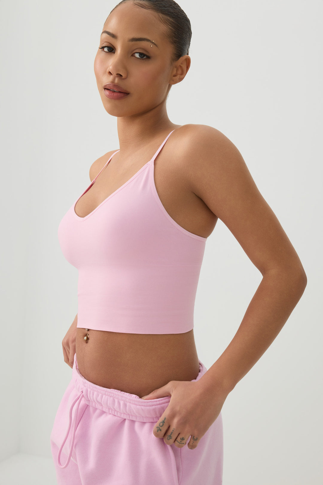 Ultra Crop Seamless Tank with Removable Cups