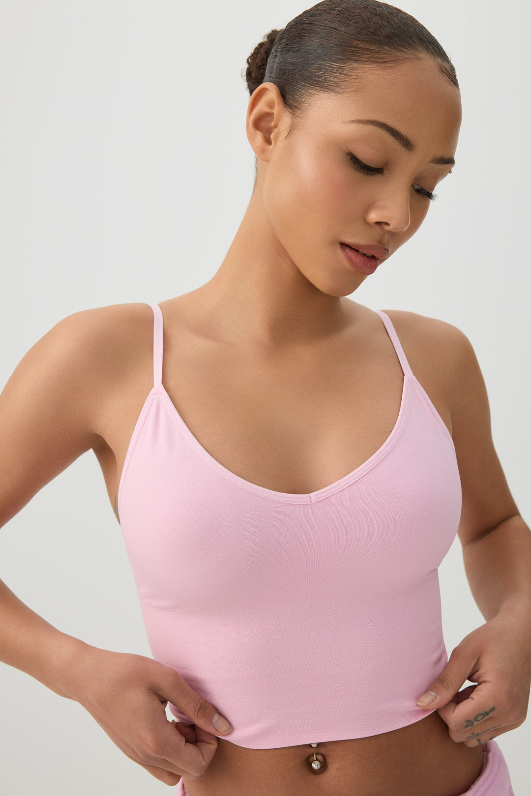 Ultra Crop Seamless Tank with Removable Cups