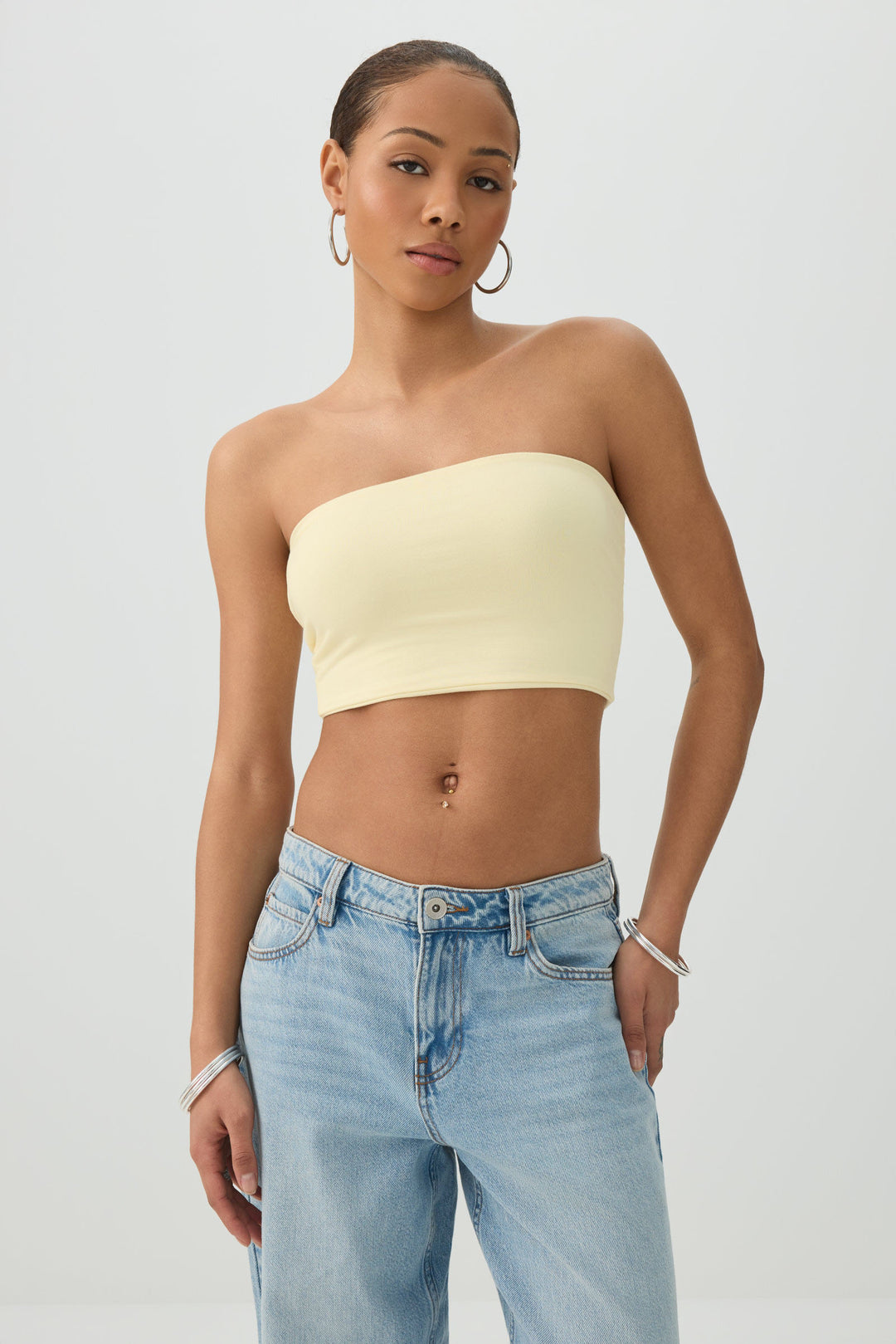 Camisole tube ultra courte Basic