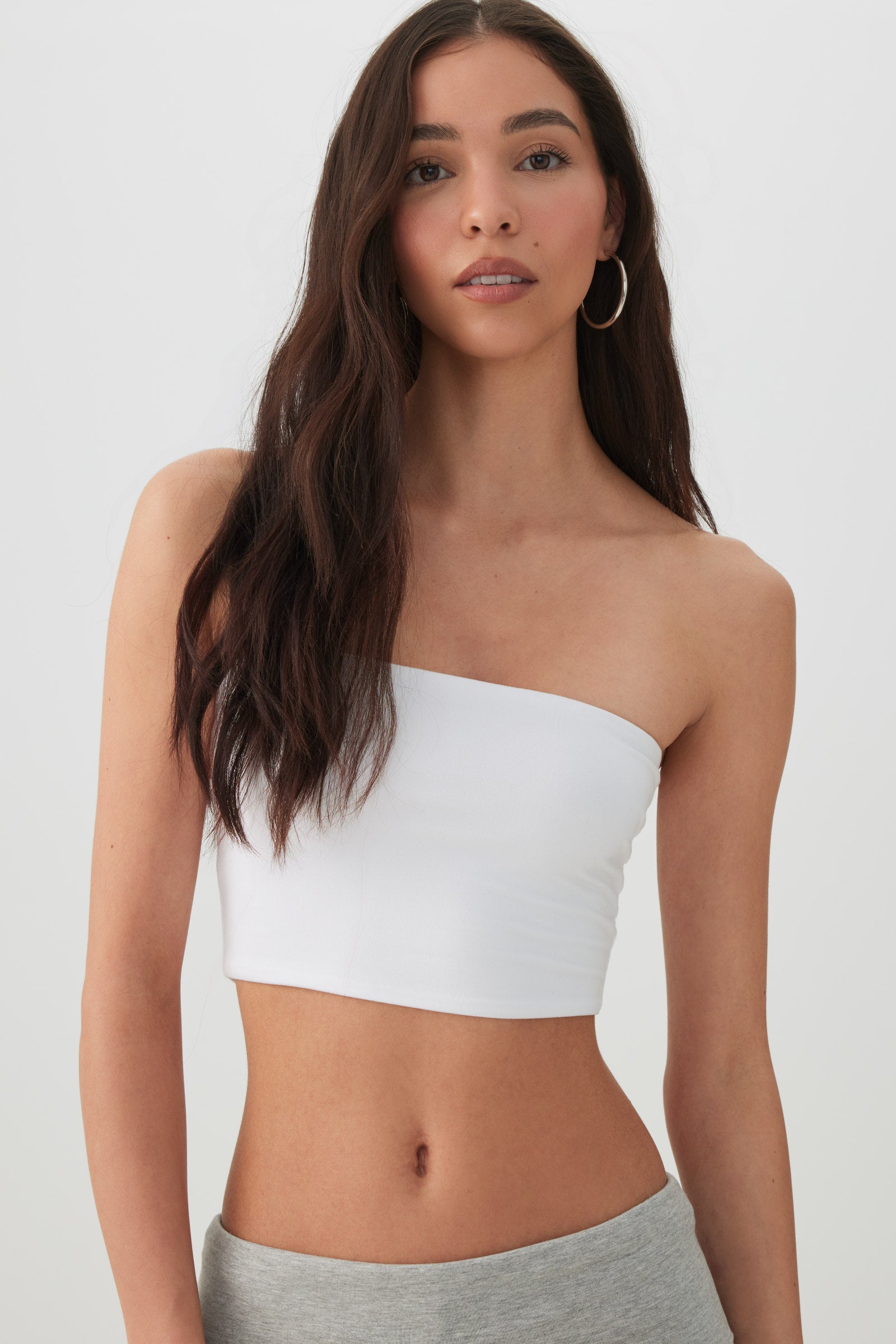 tope tube top チューブトップ白 Basic Ultra Cropped Tube Top – Ardene