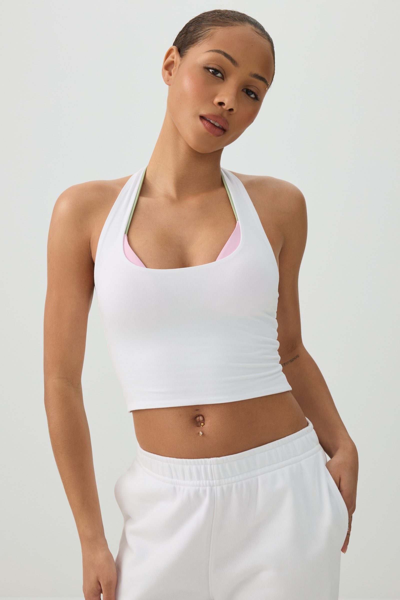 Basic Crop Halter Tank Top – Ardene