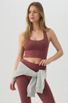 Basic Crop Halter Tank Top
