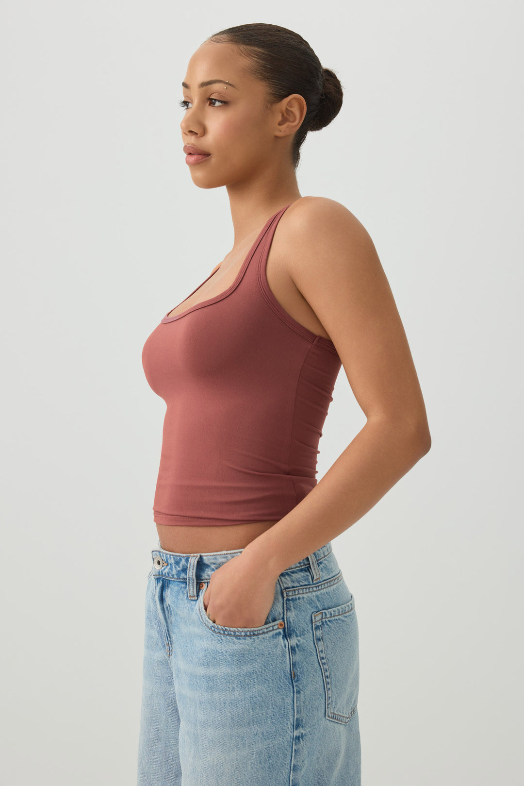 Basic Super Soft Racerback Tank Top