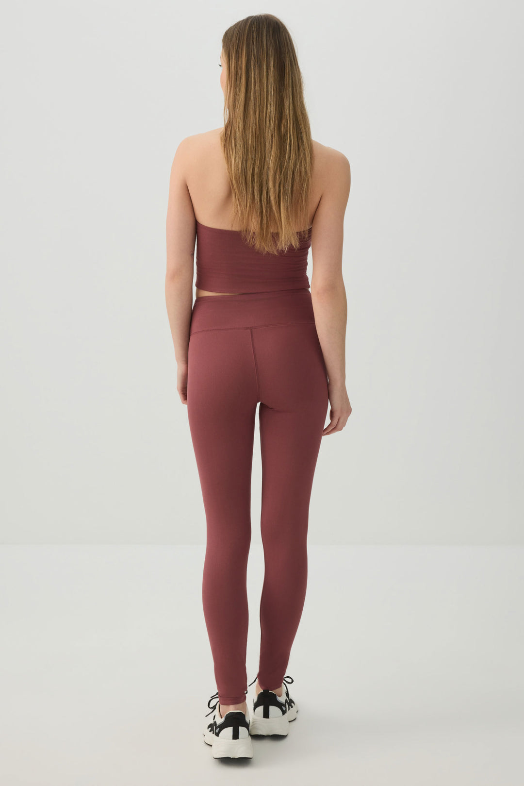 High Waisted Ribbed Leggings