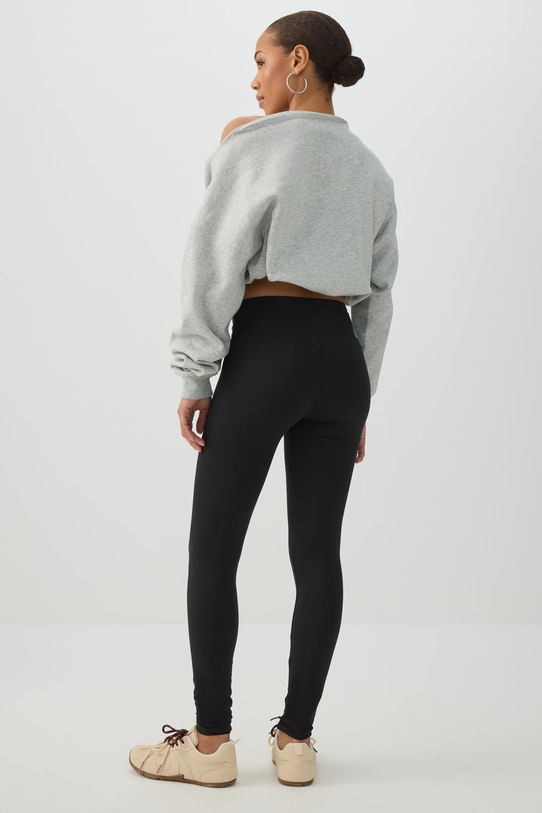 High Waisted Ribbed Leggings