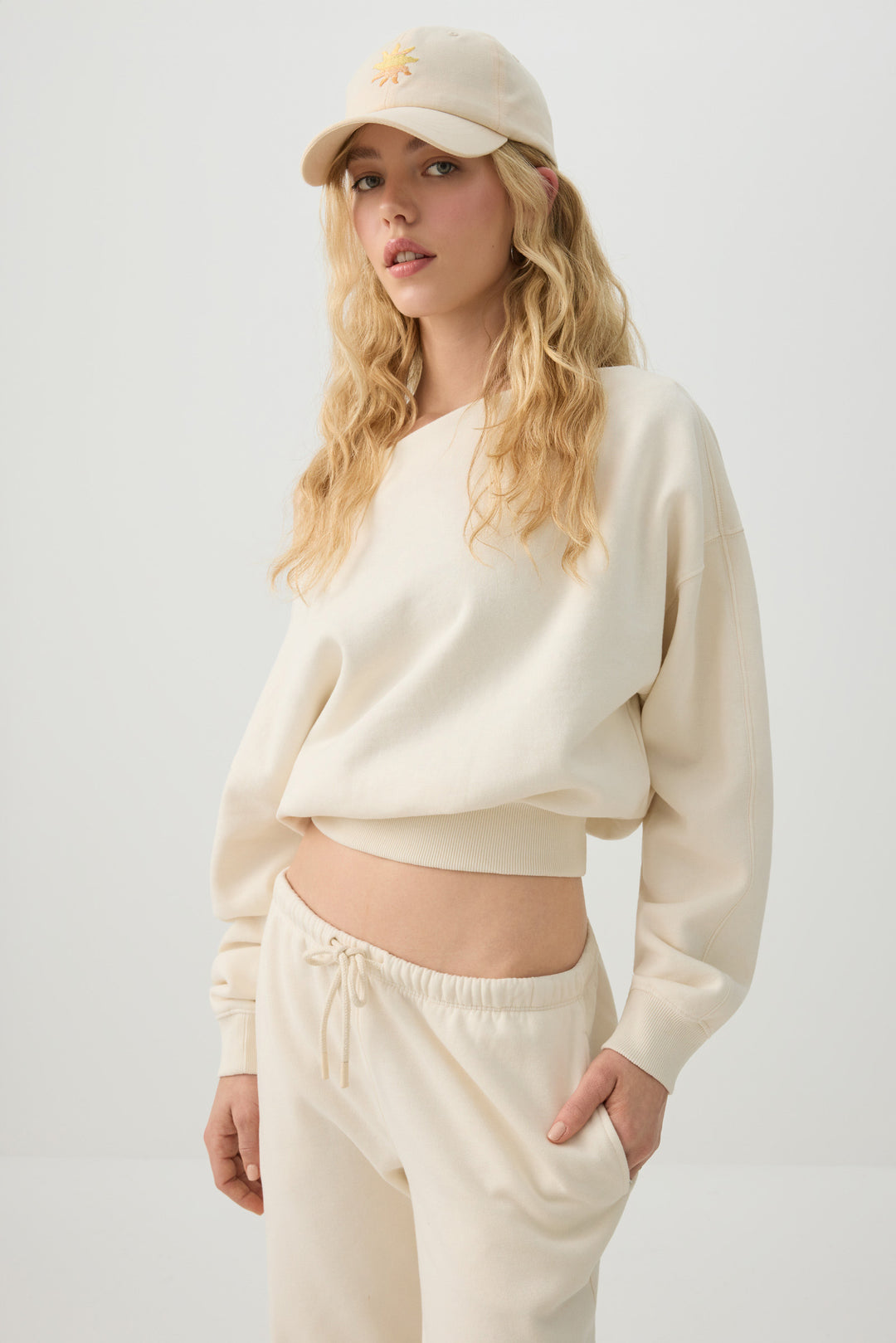 Off Shoulder Sweatshirt