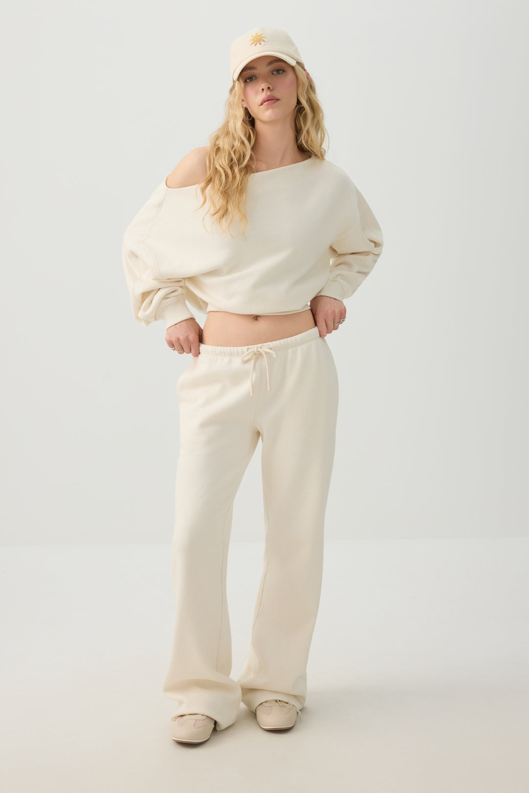 Off Shoulder Sweatshirt