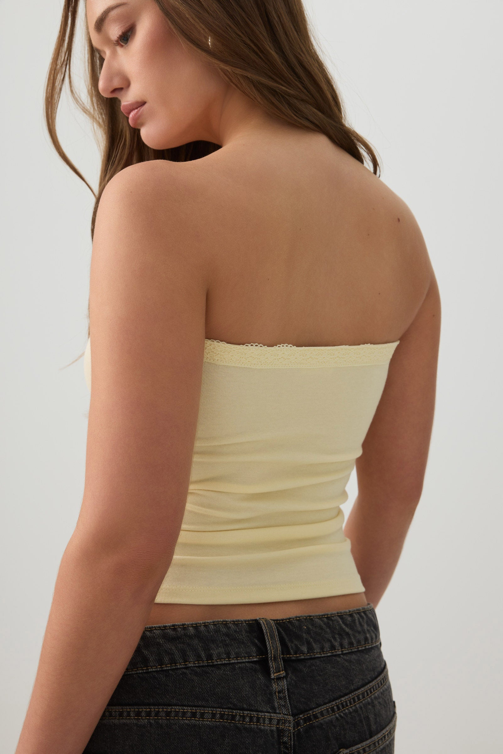 Fine Rib Cotton Blend Tube Top – Ardene